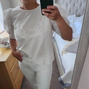 White Cotton Blouse
